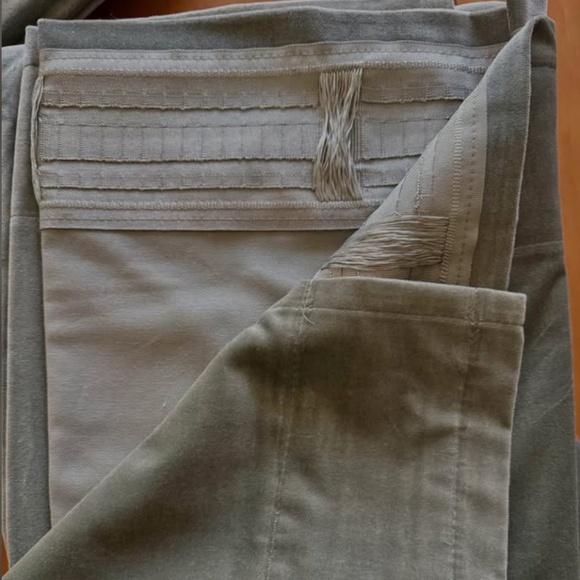 Ikea Sanela Velvet Curtains in Gray Green (4 panels), 55"x98" - Picture 5 of 5